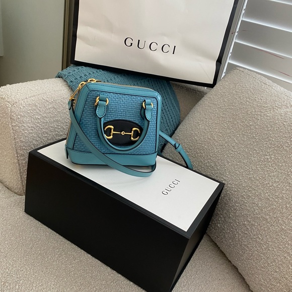Gucci horsebit 1955 Mini bag top handle bag, condition is 9.5/10 same as new - Picture 3 of 7